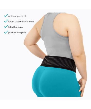 BraceAbility Anterior Pelvic Tilt Brace for Posture Alignment & Pain Relief - Pregnancy SPD Treatment & Lower Crossed Syndrome Support - Buy Online on GoSupps.com