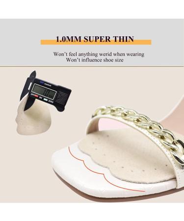 2 Pair Metatarsal Pads - Pigskin High Heel Inserts for Women | Anti-Slip Forefoot Insoles | Comfortable Sandal Pads (Apricot - Buy Online on GoSupps.com
