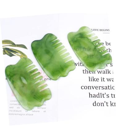 Beavorty 4-Piece Meridian Massage Set Gua Sha Hair Styling Brush & Scalp Massager for Relaxation and Hair Health - Buy Online on GoSupps.com