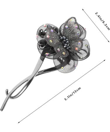 Beaupretty French Hair Clips headgear butterfly barrettes bow flower petal rhinestones barrette butterfly pin butterfly french s Miss alloy dense Securing Hair Clips - Buy Online on GoSupps.com