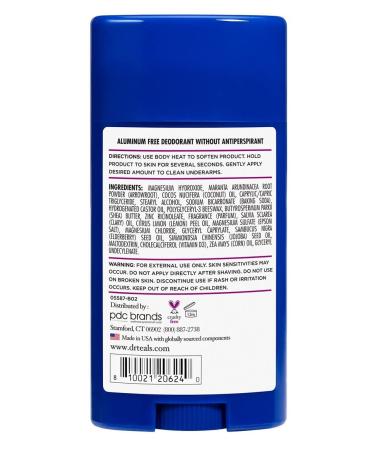 Dr. Teal's Coconut & Elderberry Deodorant Gift Set | Aluminum Free Essential Oils Vitamin D - 2 Pack (2.65oz Each - Buy Online on GoSupps.com