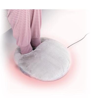 Foot warmer electrical USB foot warmer electrical foot pillow electrical heating for winter office slippers heating pillows washable gray
