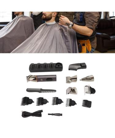 Shop Electric Hair Clipper & Waterproof Grooming Set - Versatile Beard & Nose Hair Trimmer with 6 Comb Guides - Buy Online on GoSupps.com