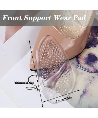 3 Pairs Gel Insoles Non Slip | Sticky Gel Pads for High Heel Pain Relief | Feet Protectors for Men & Women - Buy Online on GoSupps.com