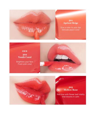 Tint Fit Shine 4.5g Water Coated Glossy Lip Plumping Tint - 501 APRICOT BEIGE - Buy Online on GoSupps.com