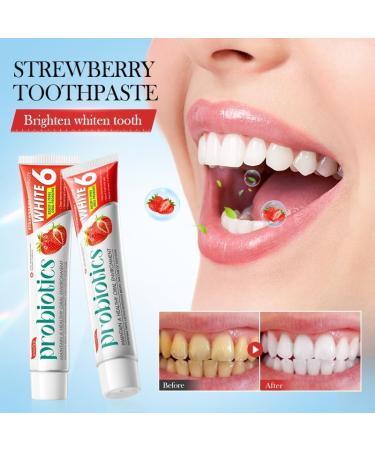 wayfengli 5-Pack Whitening Toothpaste Set Fluoride-Free Toothpaste for Sensitive Teeth Removes Coffee Tea & Smoke Stains Natural Enamel Repair & Fresh Breath - Buy Online on GoSupps.com