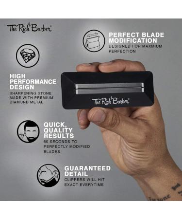 Rich Barber 1 Minute Blade Modifier for Sharper Lines - Precision Detailing Tool for All Trimmers Andis Wahl Oster BaByliss - Buy Online on GoSupps.com