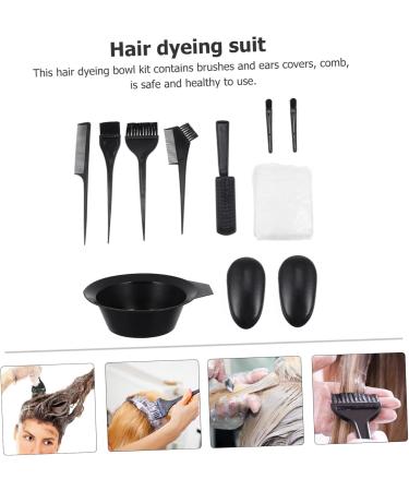 DOITOOL Hair Color Set Hair Dye Brush Kit Brush on Hair Color Hair Color Clips Hair Dye Applicator Brush Hot Oil Bowl Hair Dye Tool Combs Household Hair Dyeing Tools Mix Supplies - Buy Online on GoSupps.com
