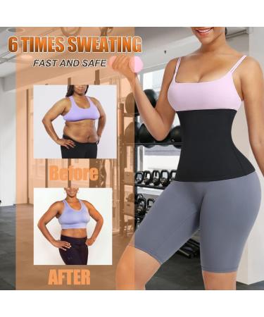 Huiming Sauna Suit Waist Trimmer for Women - Lower Belly Fat Plus Size Large-X-Large - Buy Online on GoSupps.com