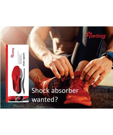 Buy Pedag Viva Sport Insoles - High-Quality Sporty Shoe Inserts for Comfort & Relief | 43 EU Red - Buy Online on GoSupps.com