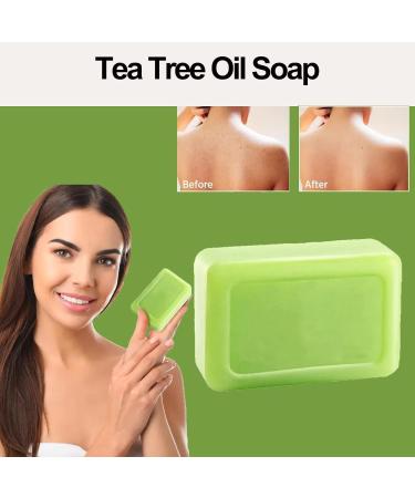 Loravey Relief Soap Loravey Tea Tree Oil Soap Natural Foot & Body Soap Deep Pore Cleansing Gentle Exfoliating Soap Odor Control & Daily Refreshing Cleansing3PCS - Buy Online on GoSupps.com