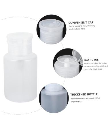  minkissy minkissy 120ml Squeeze Pump Bottles for Manicure Compact Lid Storage Boxes for Nail Polish Remover Travel Storage - Buy Online on GoSupps.com