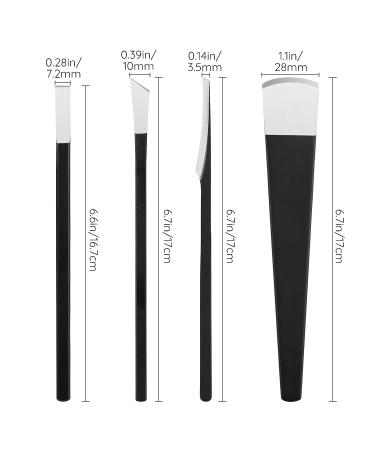 Pedicure Knife Set with Carry Bag - 4pcs Ingrown Toenail Correction Nippers Clipper Remover - High Manganese Steel Nail Care Cutter for Calluses - Beauty Salon & Home Use - Buy Online on GoSupps.com
