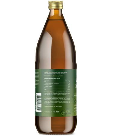 Buy Bio Aloe Vera Direct Juice - 1L with 1200mg Aloverose | Preservative-Free & Gently Processed Aloe Vera - Buy Online on GoSupps.com