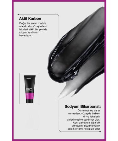 Luis Bien Activated Charcoal Toothpaste for Whiter Teeth and Fresher Breath - Removes Stains and Yellowing of Teeth - Buy Online on GoSupps.com