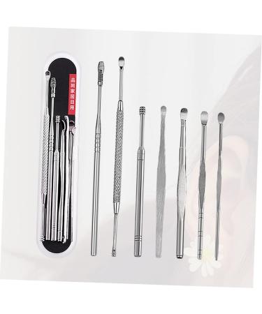 7-Piece Stainless Steel Ear Cleaning Tools Set - Ear Care Kit for Gentle Ear Cleaning and Nursing - Buy Online on GoSupps.com