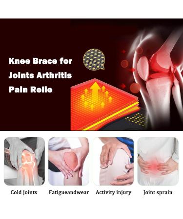 HASAIKA Self Heating Knee Pads Heated Knee Pads Heated Knee Sleeve Knee Pads for Pain Relief Knee Braces for Arthritis Arthritis  - Buy Online on GoSupps.com