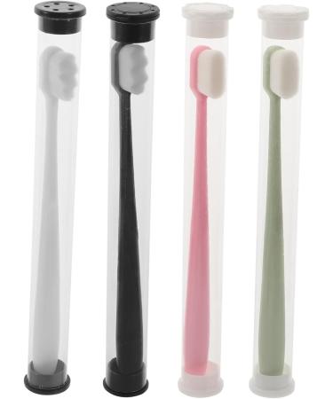 Minkissy Travel Toothbrush Set - 12 Soft Brushes for Gentle Tooth & Gum Care | Portable & Durable Travel Essentials - Buy Online on GoSupps.com