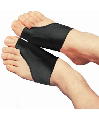Bunion Brace Sock Bunion Corrector Sleeve Breathable Compression Support Skin Friendly Soft Wearable for Women for Outdoor (S(35 39yd)) S(35 39yd) Black