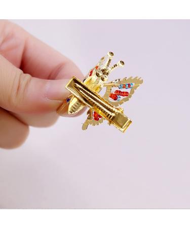 Kavya Vintage Butterfly Hair Clips for Women | Multi-Colored Metal Hair Accessories for Girls - Buy Online on GoSupps.com