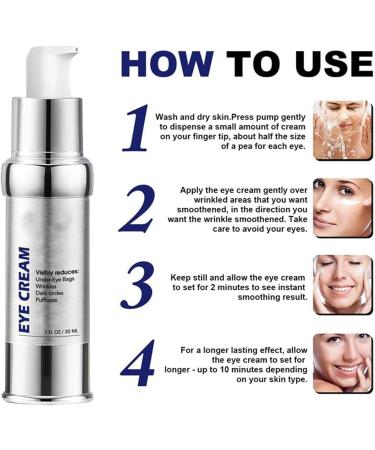 Cr me Lifting Instantan pour les Yeux Essence Anti-Rides Nouvelle Cr me Anti- ge Permanent Boost au Collag ne R duit les Poches les Poches et les Cernes 1Pcs - Buy Online on GoSupps.com