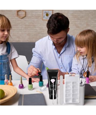 wueiooskj Nail Extend Gel Tips Professional Polish Kit Handheld Manicure Tools Home Salon Shop Beginners Adults CHildren Makup Type1 - Buy Online on GoSupps.com