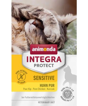 Animonda Integra Protect Cat Sensitive - Wet Diet Cat Food for Allergies Pure Chicken 6 x 100g Pack - Buy Online on GoSupps.com