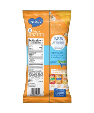 Barbara's Original Cheese Puffs  Gluten Free  Real Aged Cheese  7 Ounce (Pack of 12) Original 7 Ounce (Pack of 12) - Buy Online on GoSupps.com