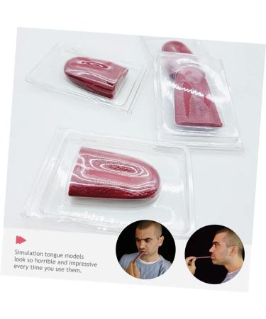 Buy Ibasenice 2-St Fake Tongue Prop Fun Toy for Kids & Adults Perfect for Costumes & Pranks | 5x3.5cm - Buy Online on GoSupps.com