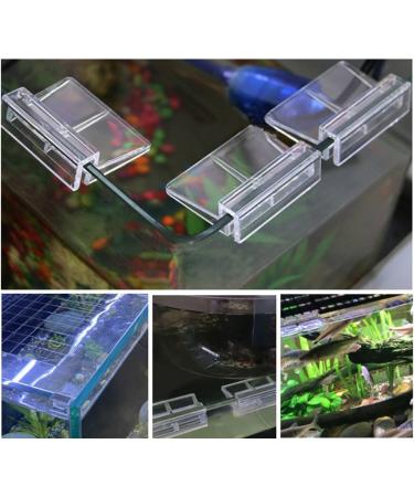 16pcs Clear Acrylic Fish Tank Glass Cover Clips for Rimless Aquariums (6mm) - Buy Online on GoSupps.com