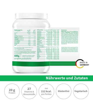 Buy BCM Basisiskost Strawberry Diet Shake - Original 24 Portions (500g) | Low Carb Protein Meal Replacement for Weight Loss - Buy Online on GoSupps.com