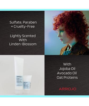 ARROJO Frizz Control Hair Oil - Moisture-Rich Anti-Frizz Treatment with Jojoba Oil for Smoothness and Shine - 5.1 oz - Buy Online on GoSupps.com