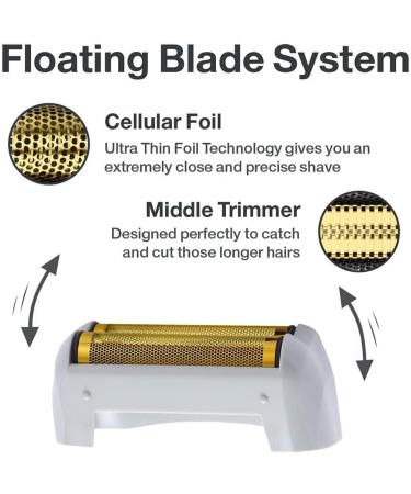Shaver Foil and Blade for 17150 17200 | Washable 3D Intelligent Floating Gold Shaving Blade - International Shipping Available - Buy Online on GoSupps.com