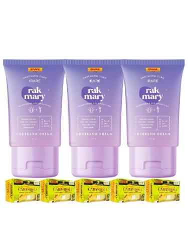 3x30ml Rak Mary Underarm Cream Gentle Moisture Nourish Skin Get Free Beautygoodshop Gifts