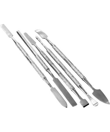 HTS 154S5 5 Pc Stainless Steel Spatula/Chisel Wax & Clay Sculpting Tool Set 154S5 5 Pc Spatula/Chisel Set