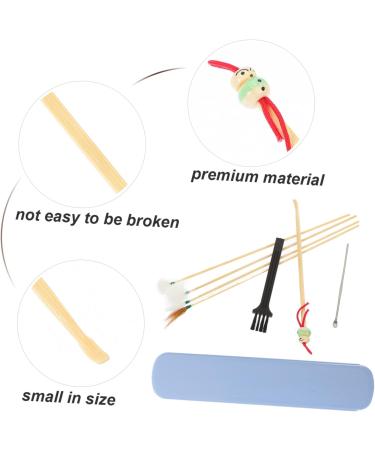 HAPINARY 1 Set Ear Picking Kit - Spiral Ear Wax Remover & Wooden Ear Pick - Professional Ear Cleaners for Household Cleaning - Buy Online on GoSupps.com