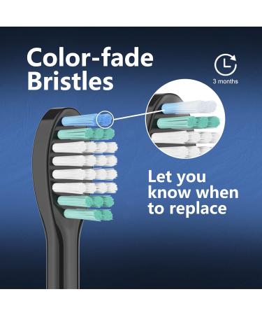 Replacement Toothbrush Heads 10 Pack for AquaSonic Black Series & Duo Series - Electric Toothbrush Compatible - Buy Online on GoSupps.com