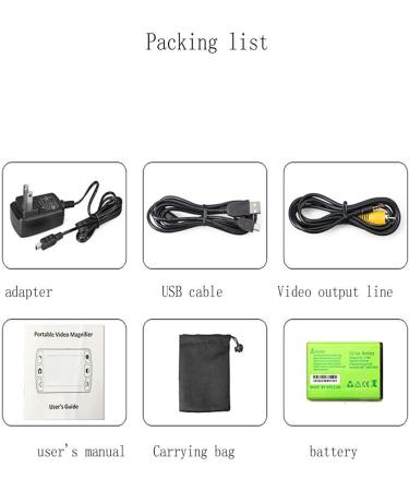 Electronic Reading Aid Digital Magnifier 4.3-inch LED Digital Magnifier with Image Capture and Illumination System Digital magnifiers for Visually impaired - Buy Online on GoSupps.com