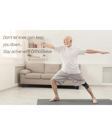 OrthoSleeve Knee Brace for ACL, MCL, Meniscus Tear, Knee Pain - XL Tan - Pack of 1 - Buy Online on GoSupps.com