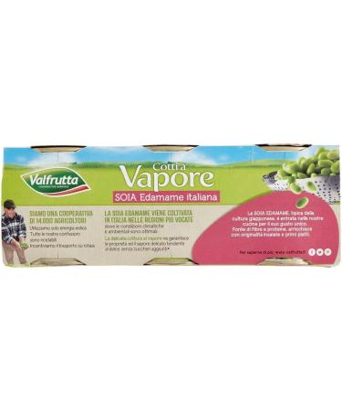 VALFRUTTA STEAMED EDAMAME SOYA 3 X 140 GR - Buy Online on GoSupps.com