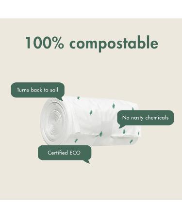 Eco by Naty Ecological Diaper Bags - 100% Compostable (Pack of 2 1 Bag x 50 Pieces) | Sustainable Baby Products - Buy Online on GoSupps.com
