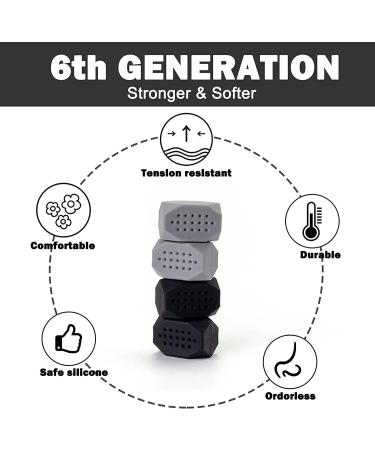 Jaw Exerciser Jaw Trainer Sharper Jawline Exerciser Chew 40lbs Double Chin Reducer for Toning Tightening Neck Strengthening Device for Men and Women - Buy Online on GoSupps.com