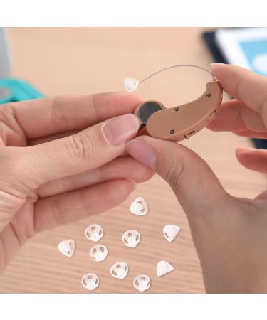 20 Pack Clear Hearing Aid Ear Domes - 10mm/8.5mm Invisible Silicone Tips for Hearing Aids - Buy Online on GoSupps.com