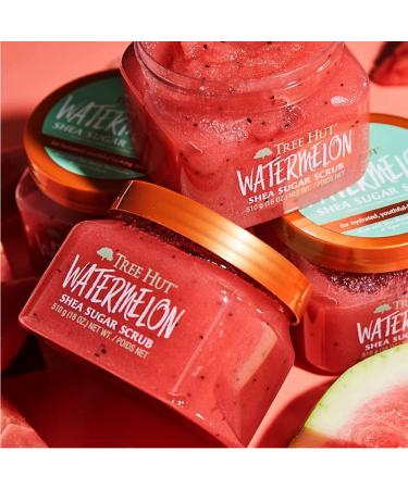 Tree Hut Watermelon Shea Sugar Scrub - 1.12 Pound (Pack of 1) - Buy Online on GoSupps.com