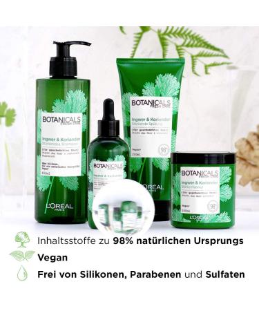 Vegan Botanical Strengthening Conditioner - Sulfate & Paraben-Free for Weakened Hair Ginger & Coriander 200 ml | Natural Cosmetics - Buy Online on GoSupps.com