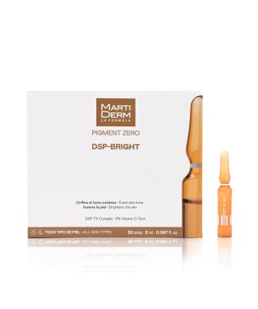 MartiDerm DSP Bright - Vitamin C-Tech & DSP-TX for Radiant Skin | 30 Ampoules for Even Skin Tone - Shop Now - Buy Online on GoSupps.com