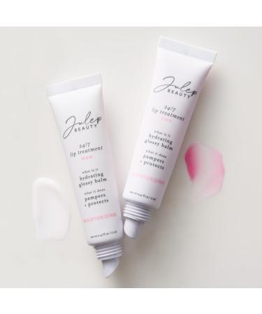 Julep 24/7 Lip Treatment Hydrating & Glossy Lip Balm and Lip Sleeping Mask with Shea Butter Moisturize Protect & Soothe Vegan & Cruelty-Free - Clear - Buy Online on GoSupps.com