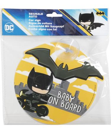 DC Comics Batman Baby on Board Car Sign - Suction Cup Graphic | International Shipping Available - Buy Online on GoSupps.com