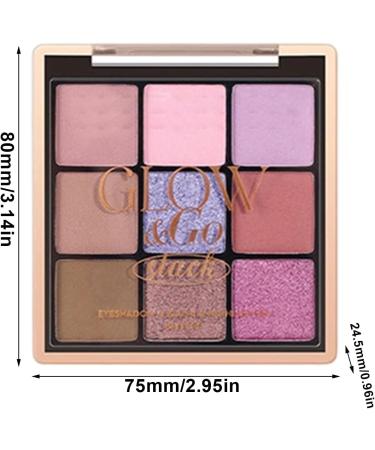 Make-Up Palette / Eyeshadow / Blush / Illuminator Long-Lasting Make-Up with Matte and Shiny Effect for Scenes Outings Parties Photos Eye and Face Beauty - Buy Online on GoSupps.com