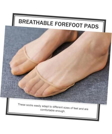 FRCOLOR 25 Pairs No Show Half Socks for Women - Invisible Forefoot Pads for Kitten Heels & Dressy Outfits - Non-Slip Washable Lace Accessories - Buy Online on GoSupps.com